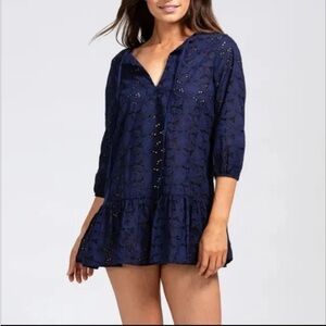 Eberjay Eyelet Swim Coverup size Large
